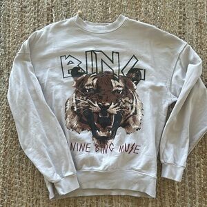 Anine Bing Tiger Sweater in beige